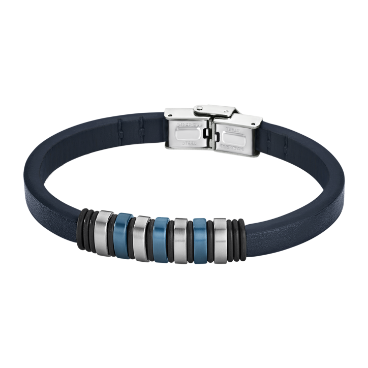 Pulsera Lotus Hombre Acero en Azul - LS1827/2/2