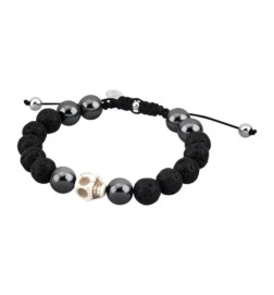 Pulsera Ajustable de Calavera para Hombre Lotus Style - LS3019-2/3