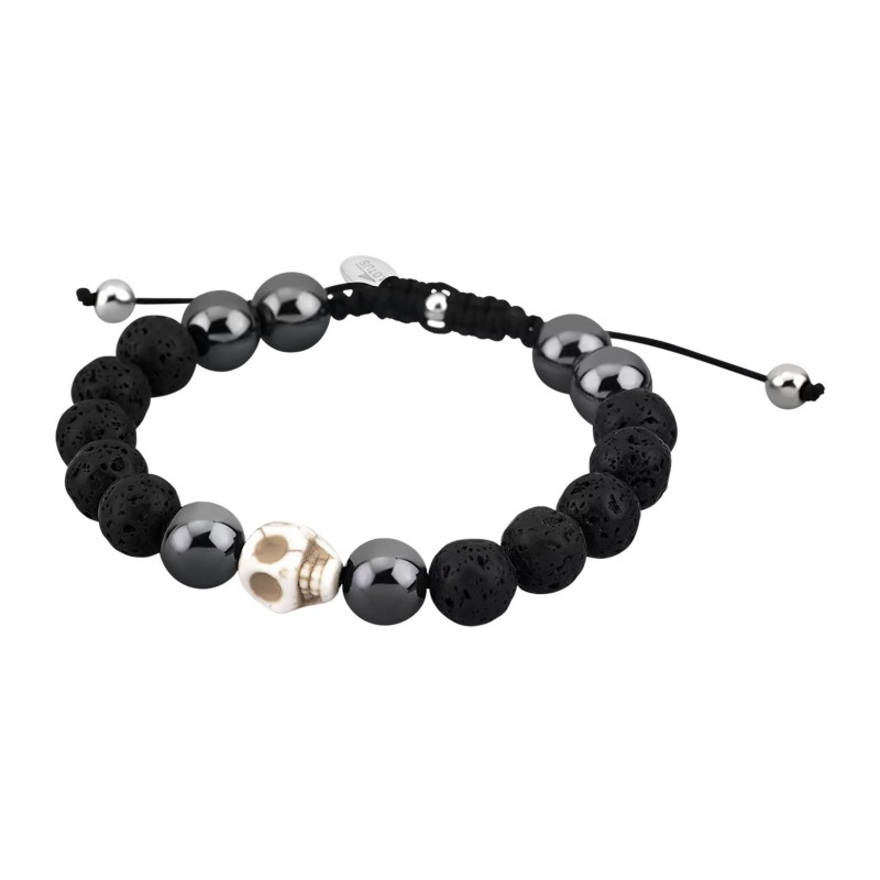 Pulsera Ajustable de Calavera para Hombre Lotus Style - LS3019-2/3 Pulsera Ajustable de Calavera para Hombre Lotus Style - LS3019-2/3