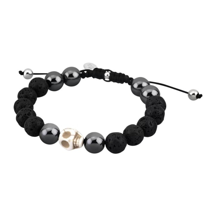 Pulsera Ajustable de Calavera para Hombre Lotus Style - LS3019-2/3