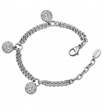 Pulsera con Circonitas Mujer Lotus Style - LS1406/2/1