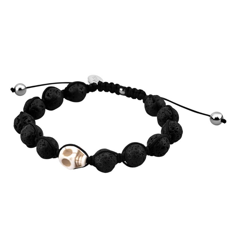 Pulsera Lotus Style con Calavera - LS3019-2/1 Pulsera Lotus Style con Calavera - LS3019-2/1