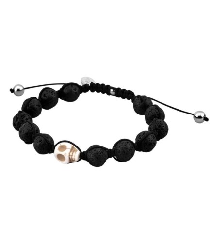Pulsera Lotus Style con Calavera - LS3019-2/1