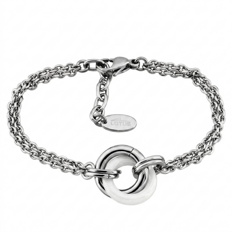 Pulsera con Cerámica para Mujer Lotus Style - LS1610/2/1 Pulsera con Cerámica para Mujer Lotus Style - LS1610/2/1