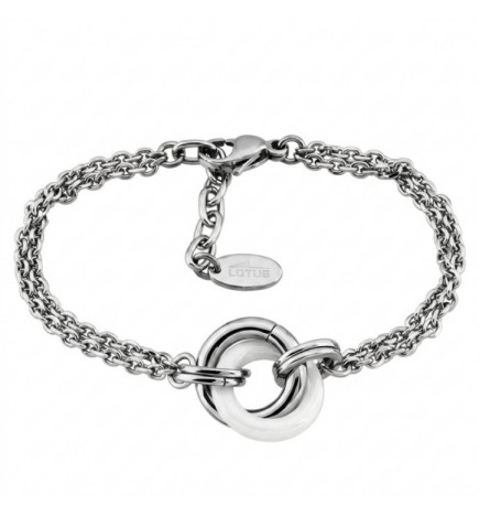 Pulsera con Cerámica para Mujer Lotus Style - LS1610/2/1