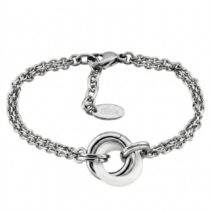 Pulsera con Cerámica para Mujer Lotus Style - LS1610/2/1