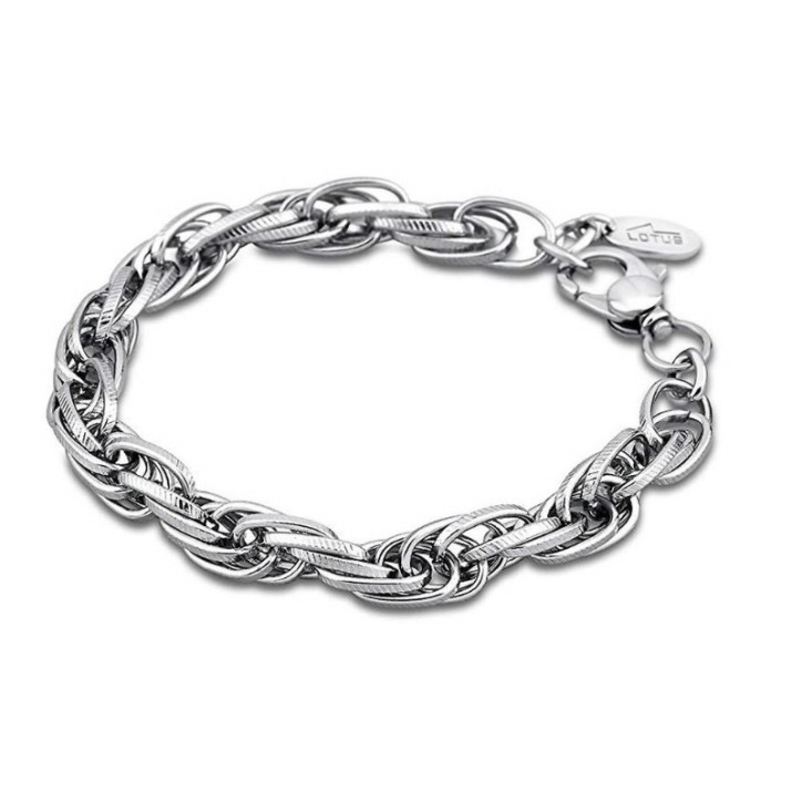 Pulsera de Acero Básica para Mujer Lotus Style - LS1612/2/1
