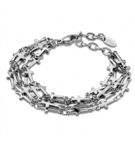 Pulsera de Cruces para Mujer Lotus Style - LS1766/2/1