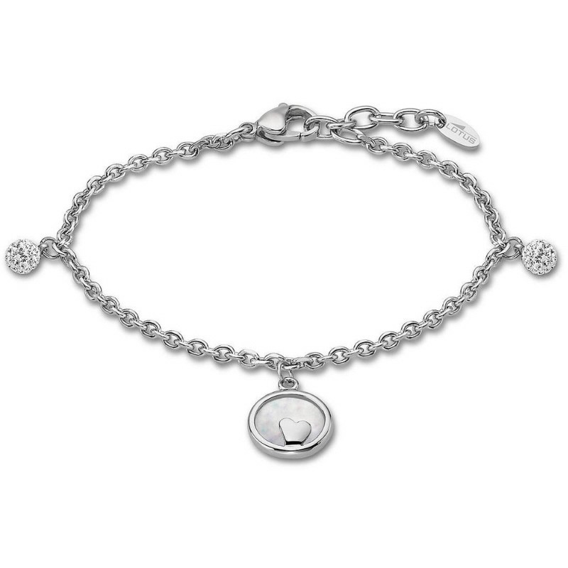 Pulsera Mujer con Corazón y circonitas Lotus Style - LS1858/2/1 Pulsera Mujer con Corazón y circonitas Lotus Style - LS1858/2/1