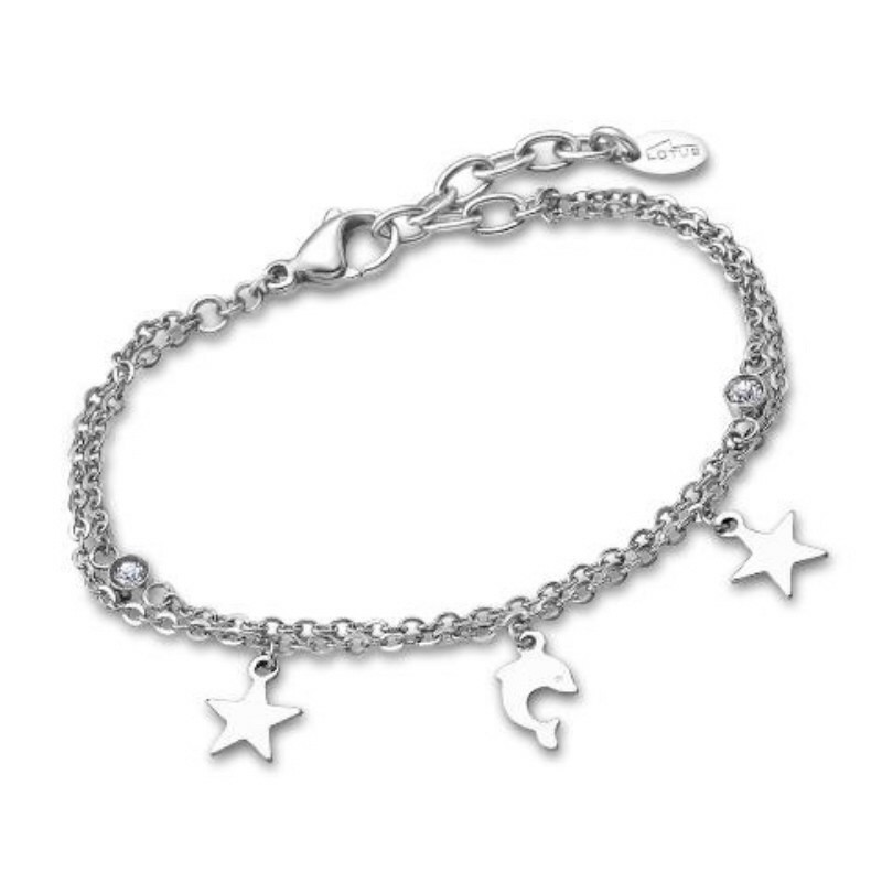 Pulsera Estrellas y Defín Lotus Style - LS1917/2/1 Pulsera Estrellas y Defín Lotus Style - LS1917/2/1