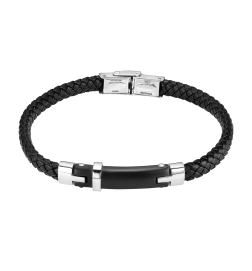 Pulsera Básica para Hombre Lotus Style con cuero trenzado - LS2546/2/1