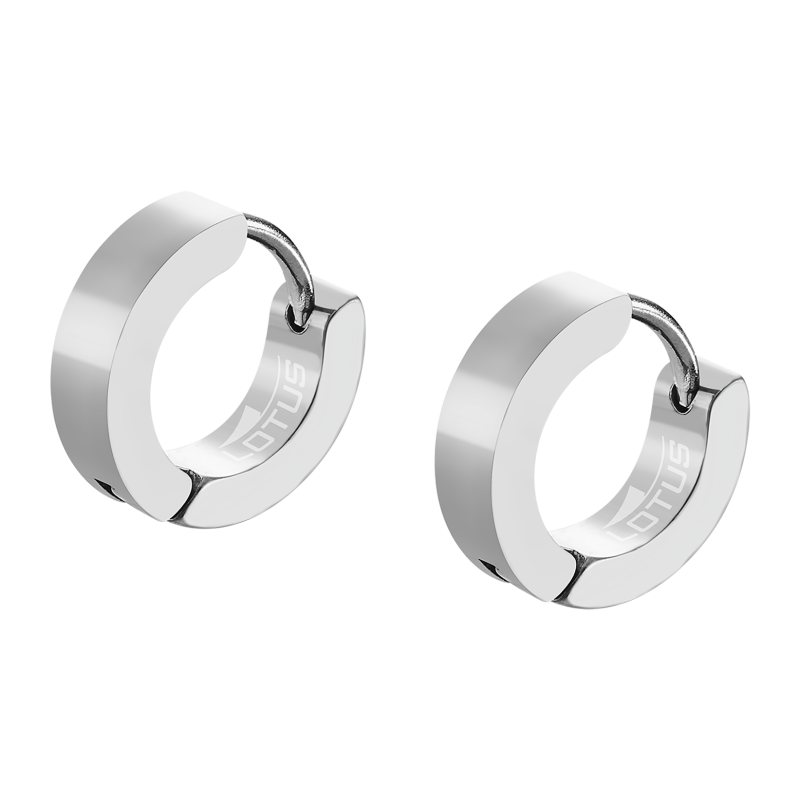 Pendientes de Aro para Hombre de Acero - LS2160-4/1