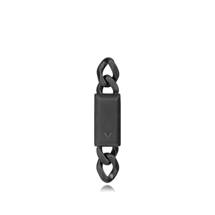 Pendiente Negro para Hombre Colección Abraham Mateo - 15213E01010