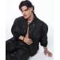 Pendiente Negro para Hombre Colección Abraham Mateo - 15213E01010