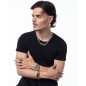 Pendiente Dorado para Hombre Colección Abraham Mateo - 15213E01012