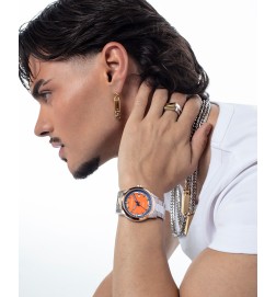 Collar de Acero tipo Cadena para Hombre con Chapa - 15213C01000