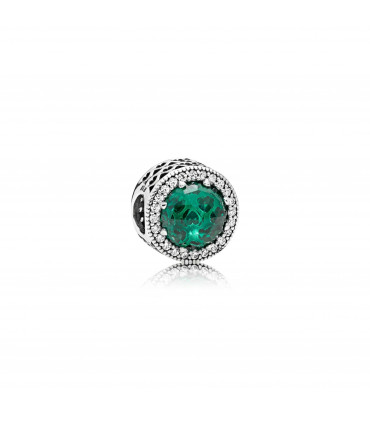 Charm Corazones Radiantes Verde Pandora - 791725NSG