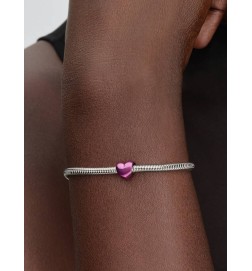 Mini Charm Corazón Morado Pandora - 794785C01