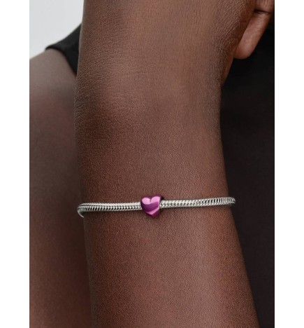 Mini Charm Corazón Morado Pandora - 794785C01