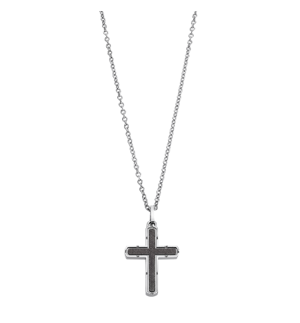 COLLAR DE ACERO INOXIDABLE 316L PARA HOMBRE ESTILO LOTUS - LS2278/1/1