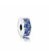 Clip Pandora Elegancia Brillante Mosaico Azul - 791817NSBMX