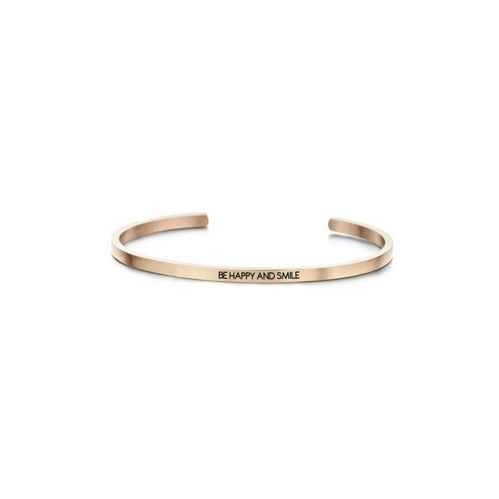 Pulsera Sé Feliz y Sonríe - 8KM-B00150