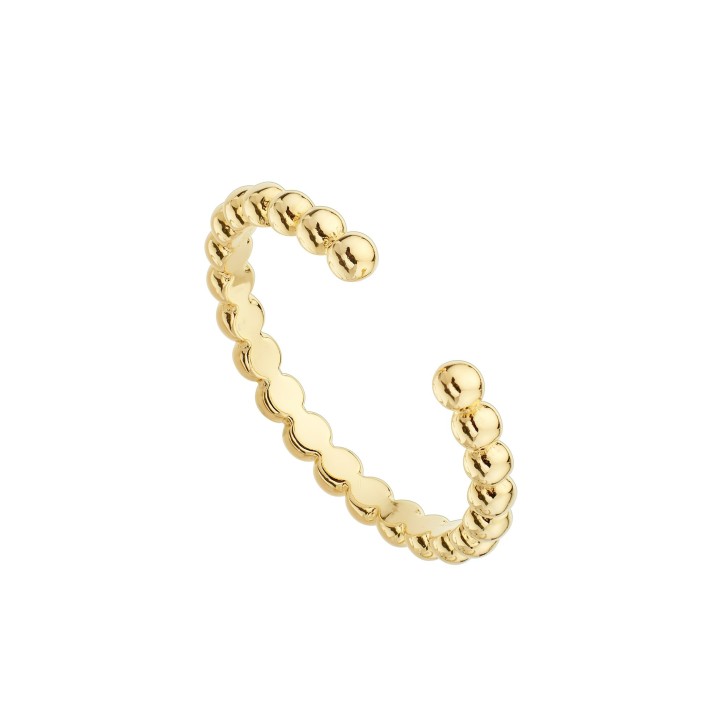 Anillo Itemporality en plata de primera ley con un baño de oro. - SRN-200-008