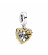 Charm colgante Corazón y Abejas - 768838C01