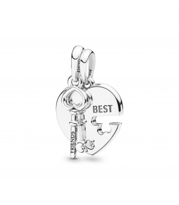 Charm colgante Pandora Corazón y Llave de Mejores Amigos - 398130