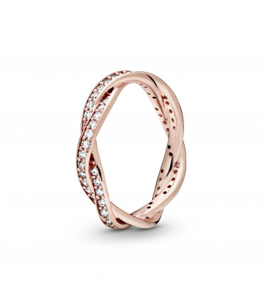 Anillo Pandora Rose Giro del destino - 180892CZ