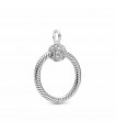 Colgante O Pandora Moments en plata de primera ley en Pavé - 399097C01