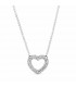 Collar PANDORA Cadena de Serpiente y Corazón Abierto - 399110C01