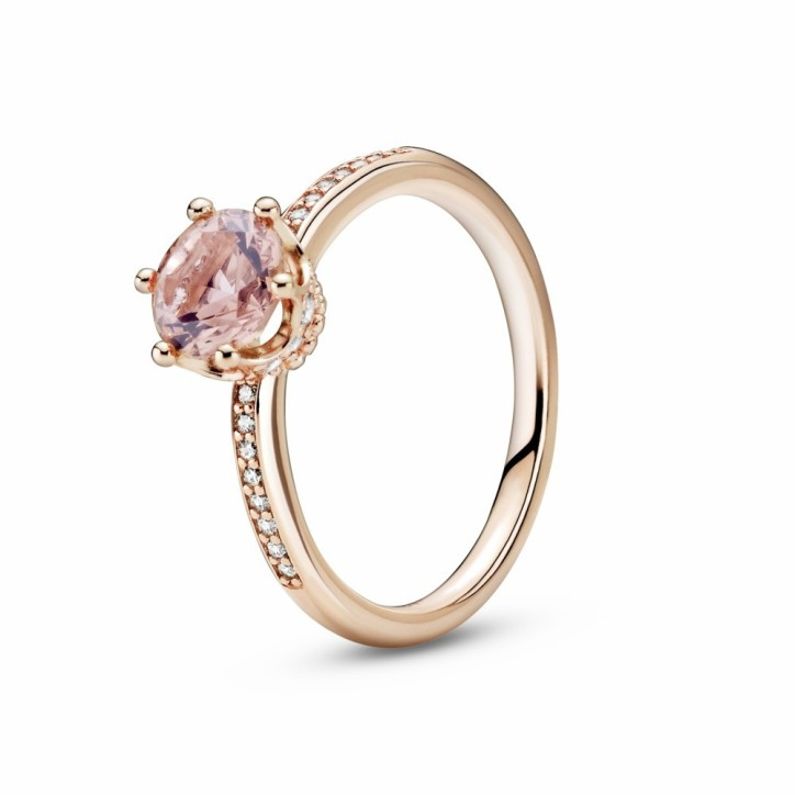 Anillo en Pandora Rose Corona Rosa Brillante - 188289C01