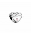 Charm de Pandora con un corazon ideal para regalarselo a una ahijada 799147C01