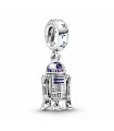 Charm de Pandora R2-D2 de Star Wars en plata de primera ley 799248C01
