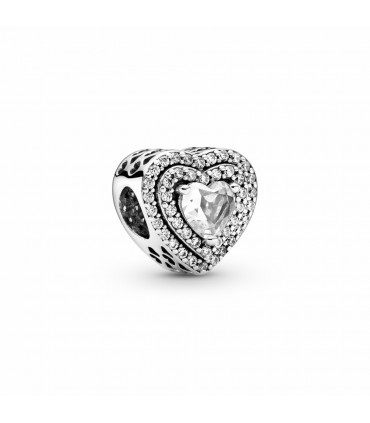Charm Corazón Brillante Elevado - 799218C01