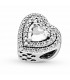 Charm Corazón Brillante Elevado - 799218C01