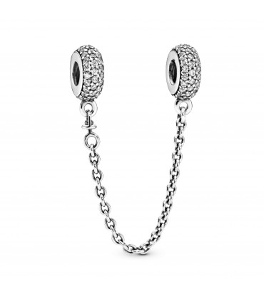 Cadena de seguridad plata y pavé - 791736CZ-05