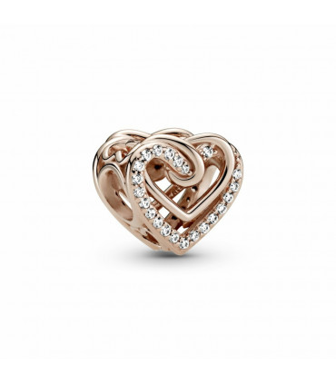 Charm Corazones Brillantes Entrelazados - 789270C01