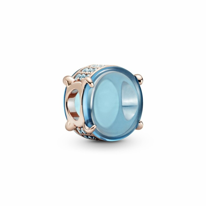 Charm Cabujón Ovalado Azul - 789309C01