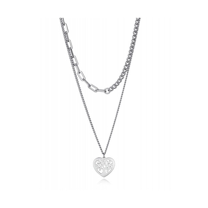 Collar Doble con corazón Viceroy Fashion - 15106C01000