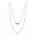 Collar Doble con hoja y circonitas Viceroy Jewels - 4122C000-38