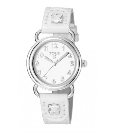 Reloj Tous Baby Bear con correa de piel blanca - 500350175