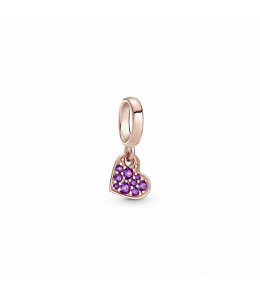 Charm Colgante en Pandora Rose Corazón Morado en Pavé Pandora - 789404C03