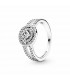 Anillo en Plata de Ley Doble Halo Brillante Pandora - 199408C01