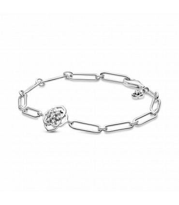 Pulsera en Plata de Ley Eslabones Pétalos de Rosa  Pandora - 599409C01