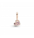 Charm Colgante en Pandora Rose Corazón Morado en Pavé Pandora - 789404C03