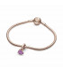 Charm Colgante en Pandora Rose Corazón Morado en Pavé Pandora - 789404C03