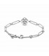 Pulsera en Plata de Ley Eslabones Pétalos de Rosa  Pandora - 599409C01