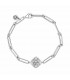 Pulsera en Plata de Ley Eslabones Pétalos de Rosa  Pandora - 599409C01